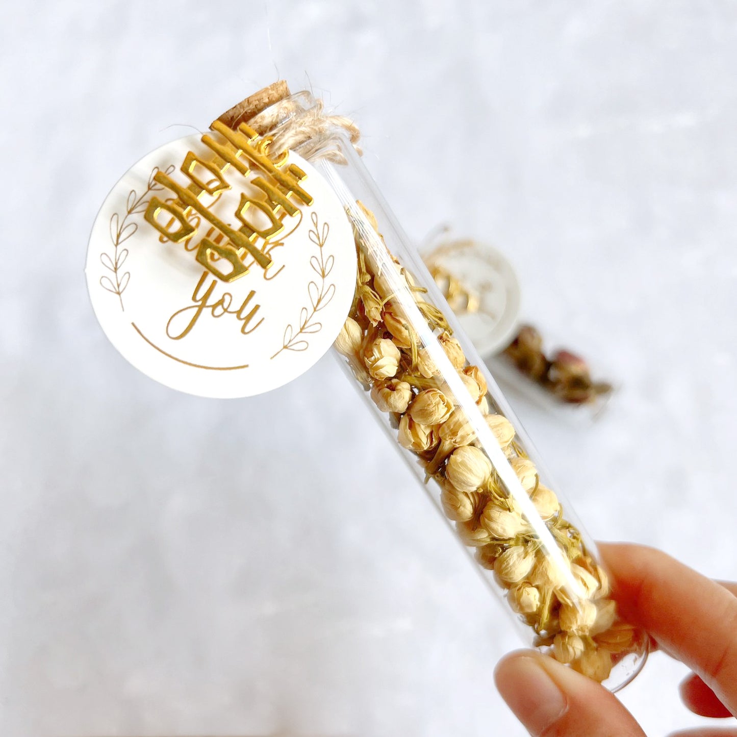 Flower Tea Test Tube