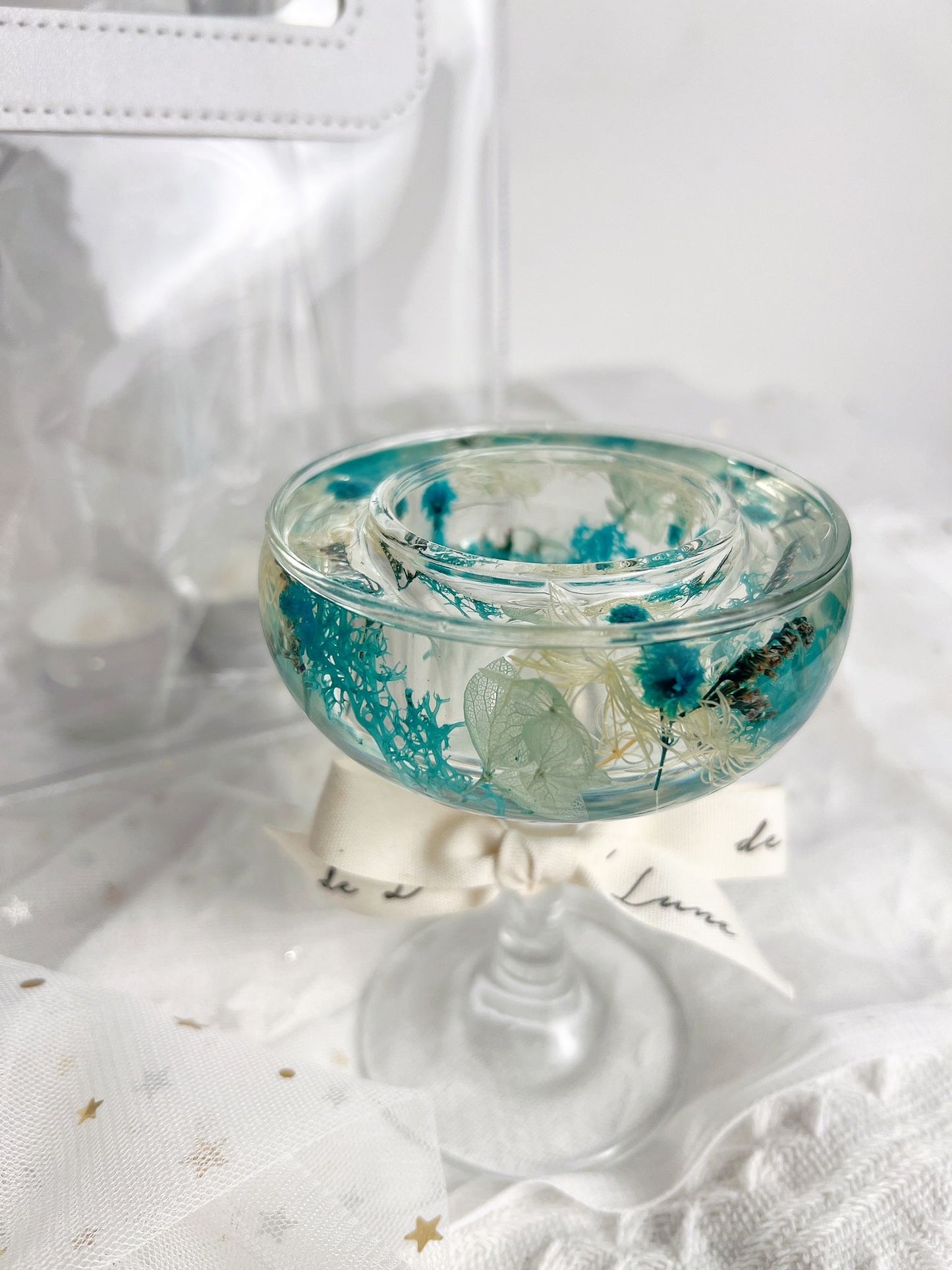 Enchanted Crystal Candle Holder