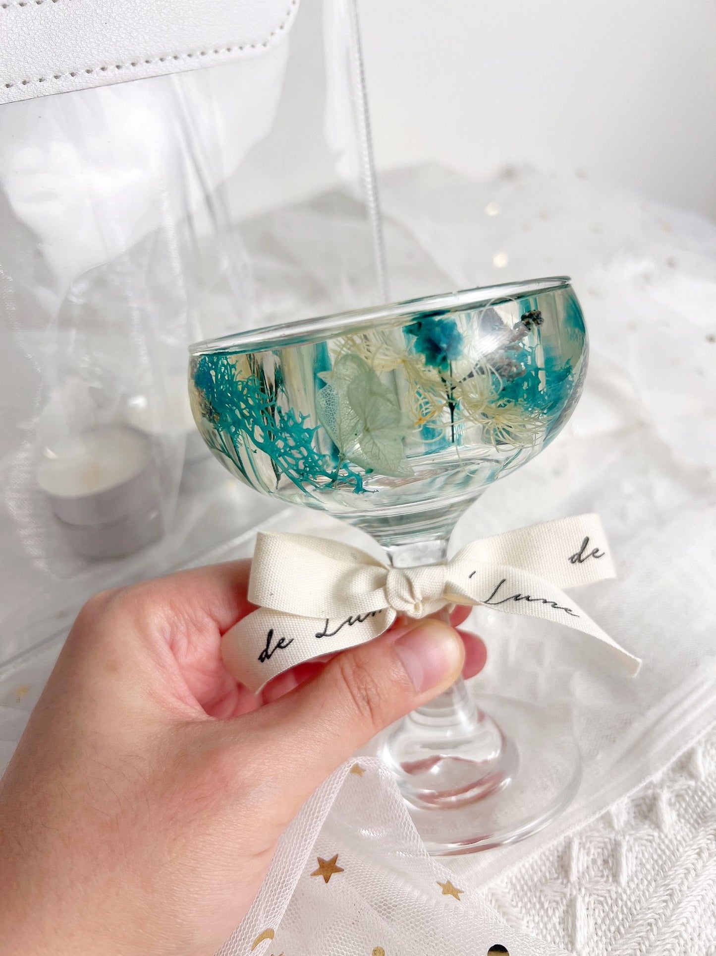 Enchanted Crystal Candle Holder