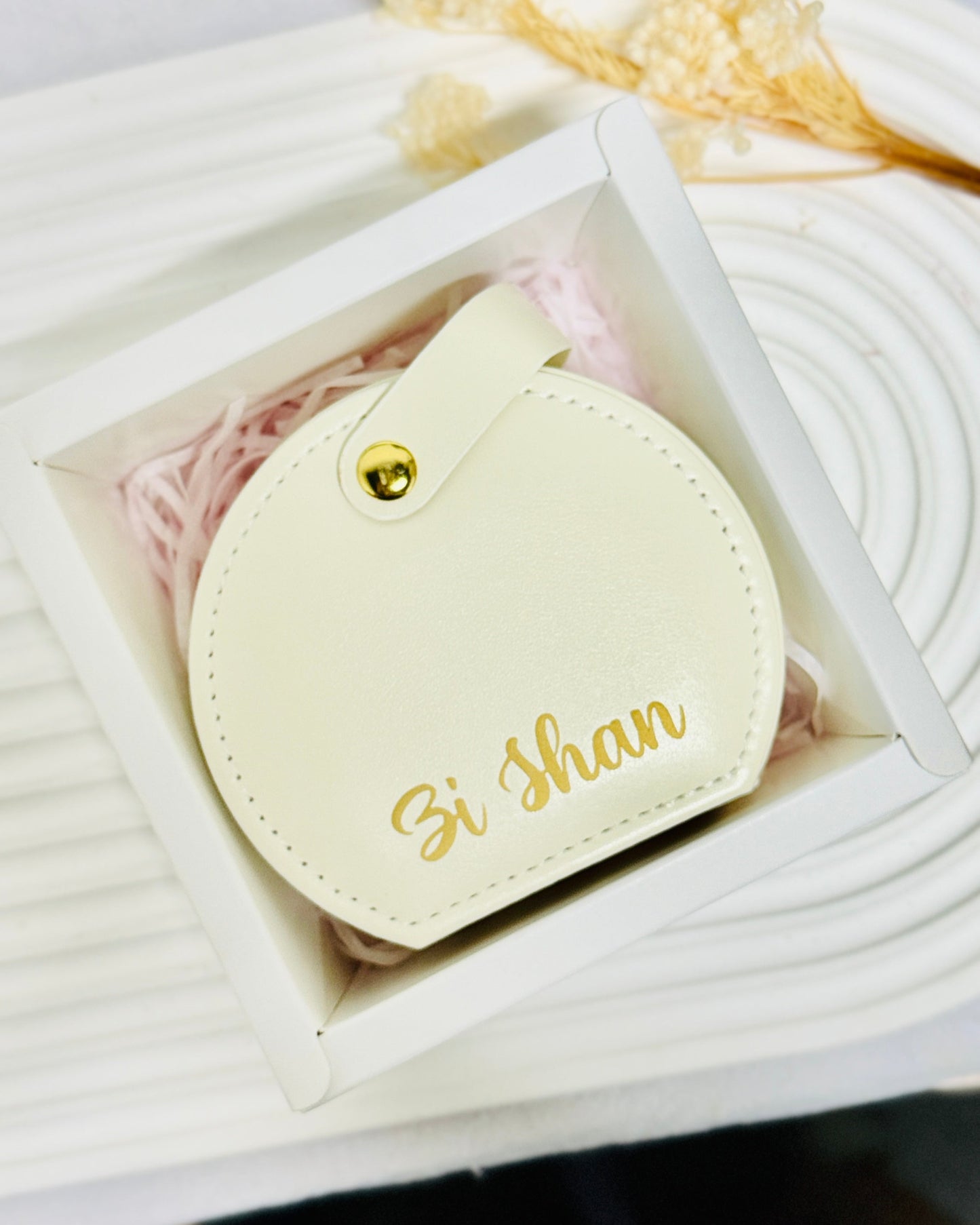 Elegant Round Jewellery Storage Box