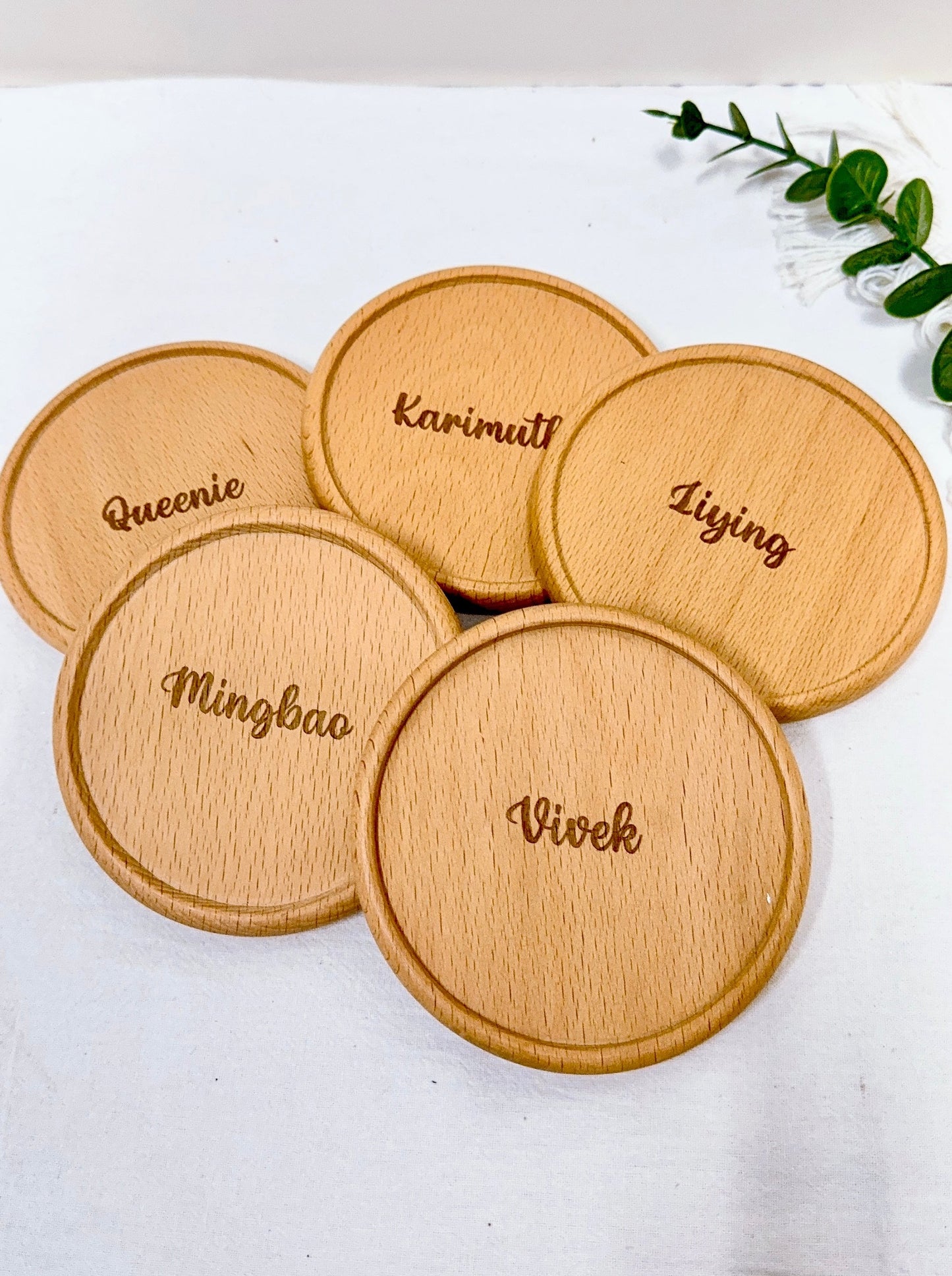Personalised Wooden Coaster