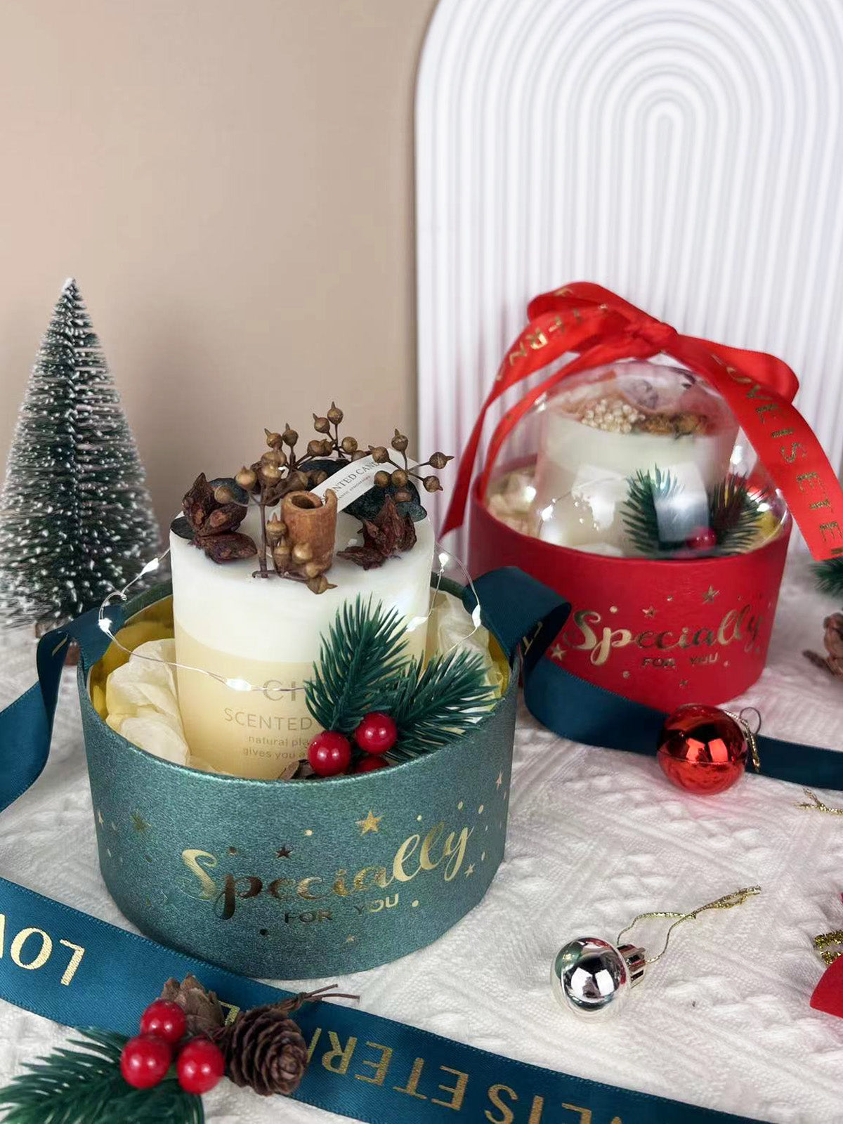 Christmas Candle Gift Box