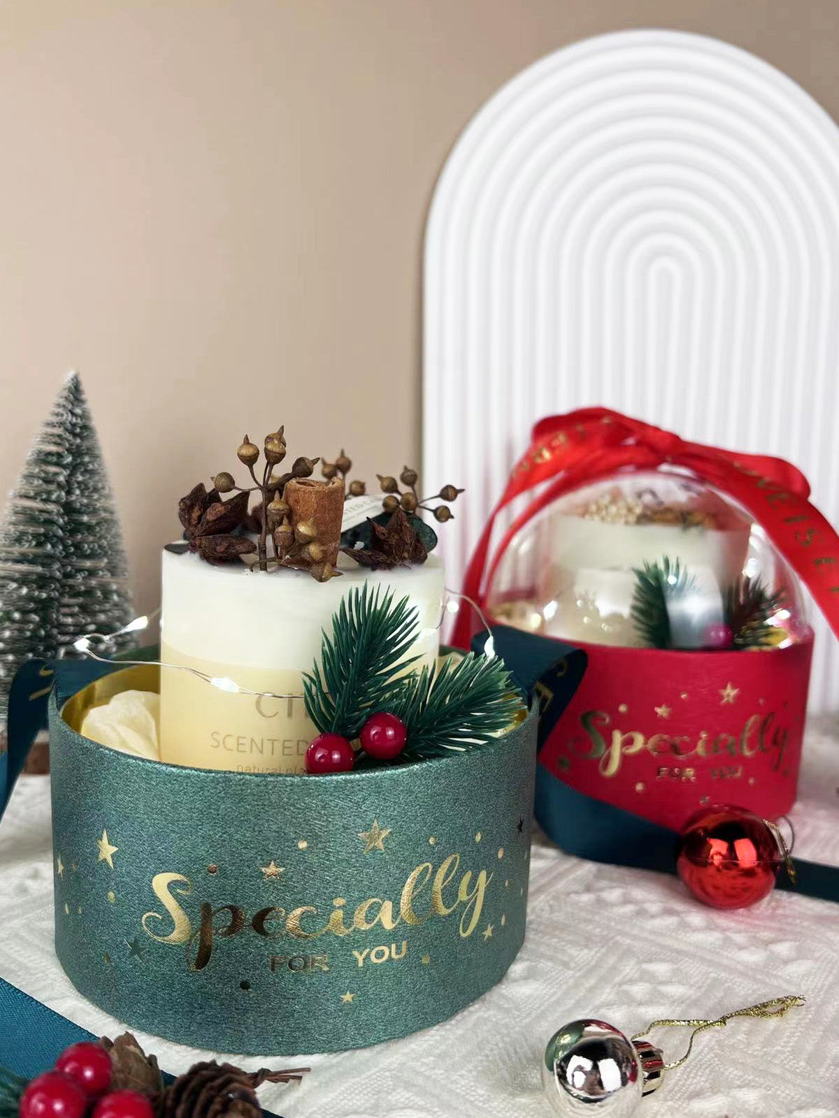 Christmas Candle Gift Box