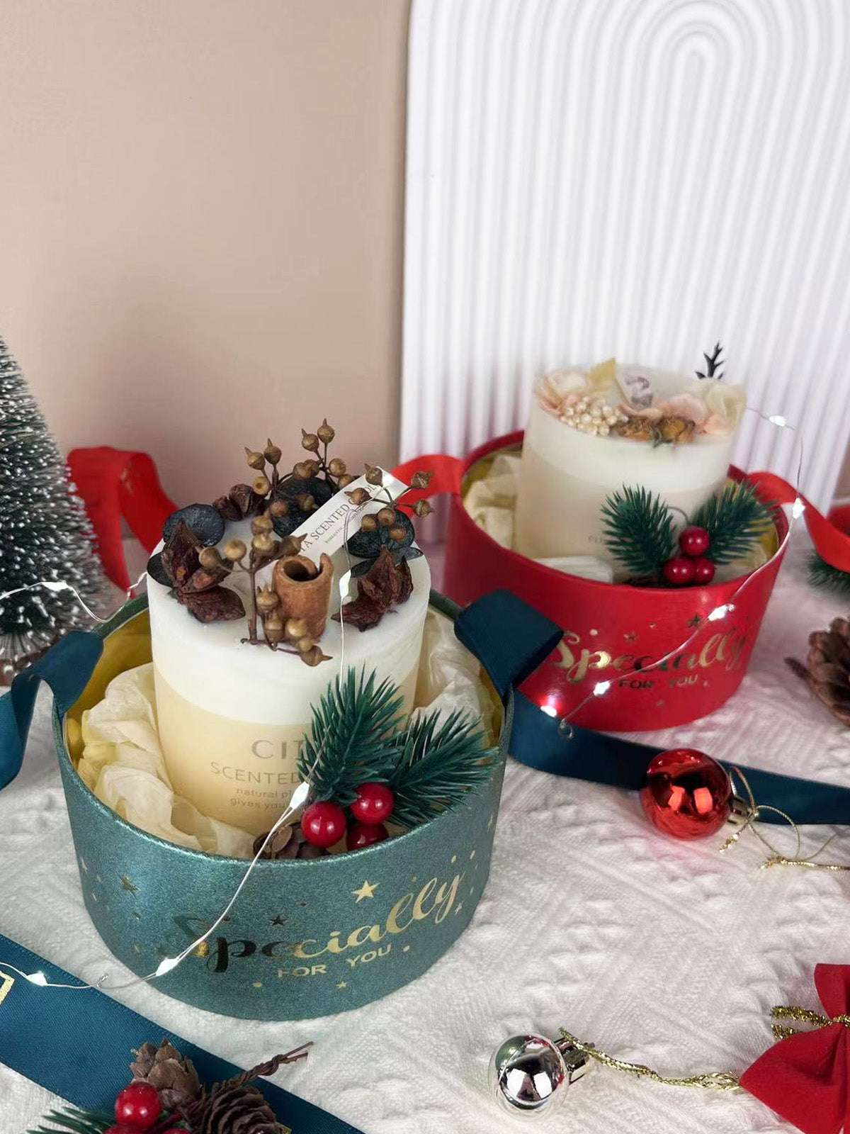 Christmas Candle Gift Box