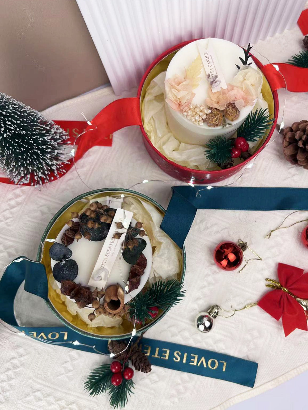Christmas Candle Gift Box