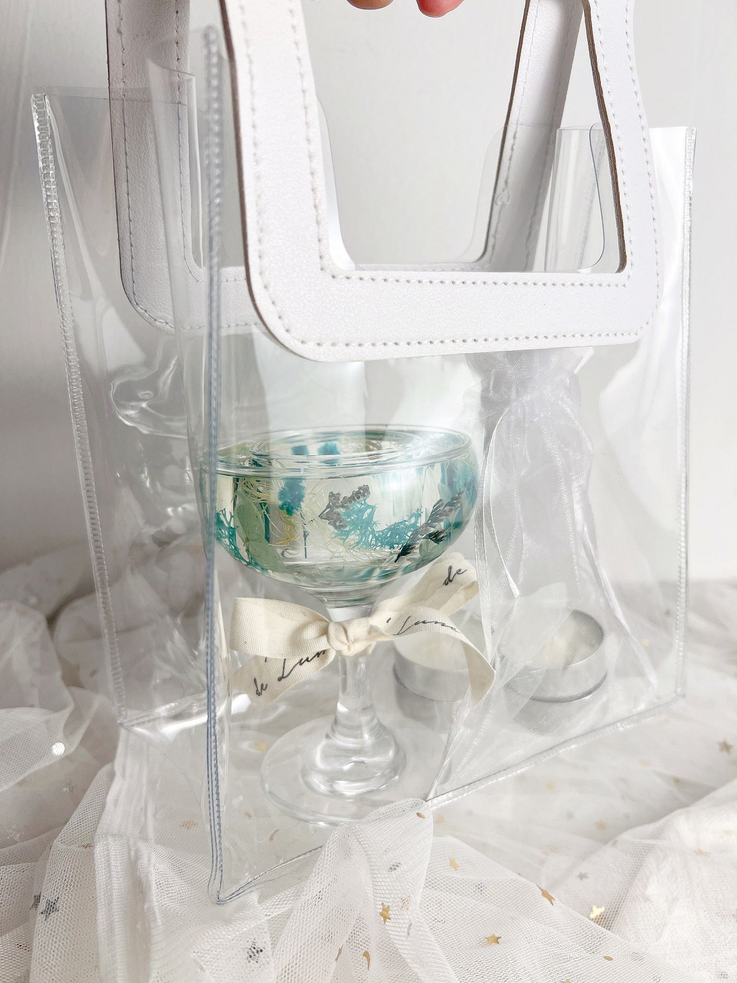 Enchanted Crystal Candle Holder