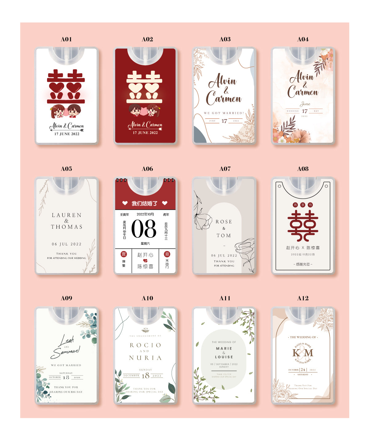 Pocket Sanitizer with customization