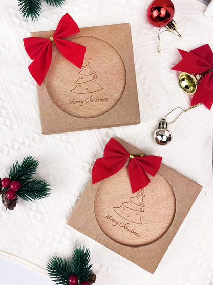 Christmas Wooden Coaster